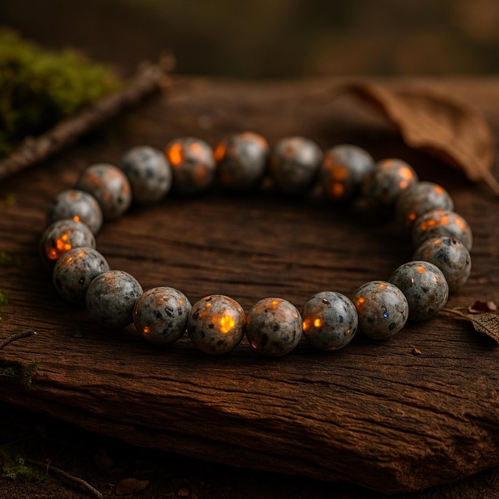 🆕New Yooperlite 8mm Healing Gemstone Bracelet